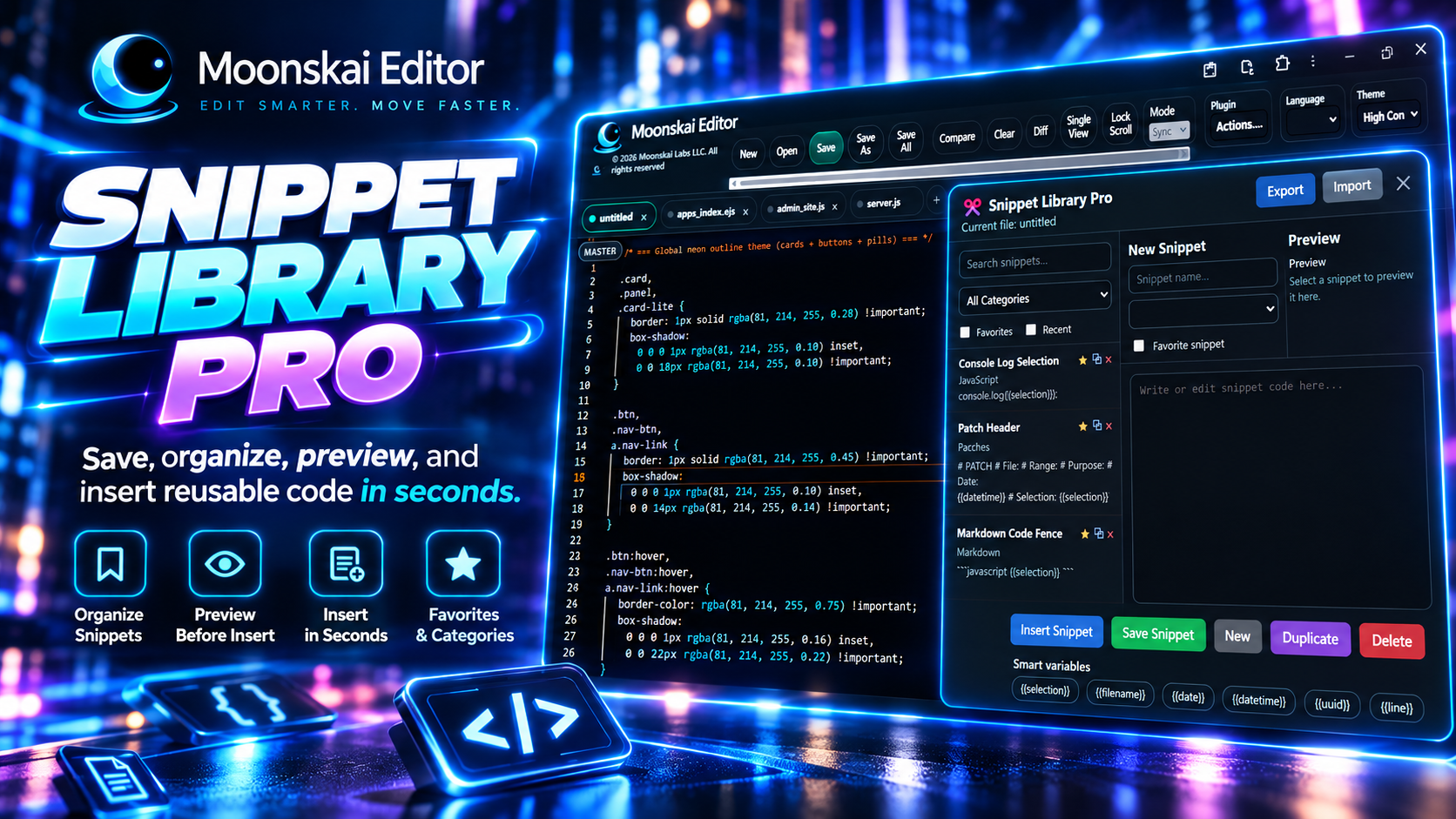 Snippet Library Pro